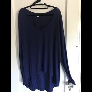 Express Blue Hi/Lo Tunic L